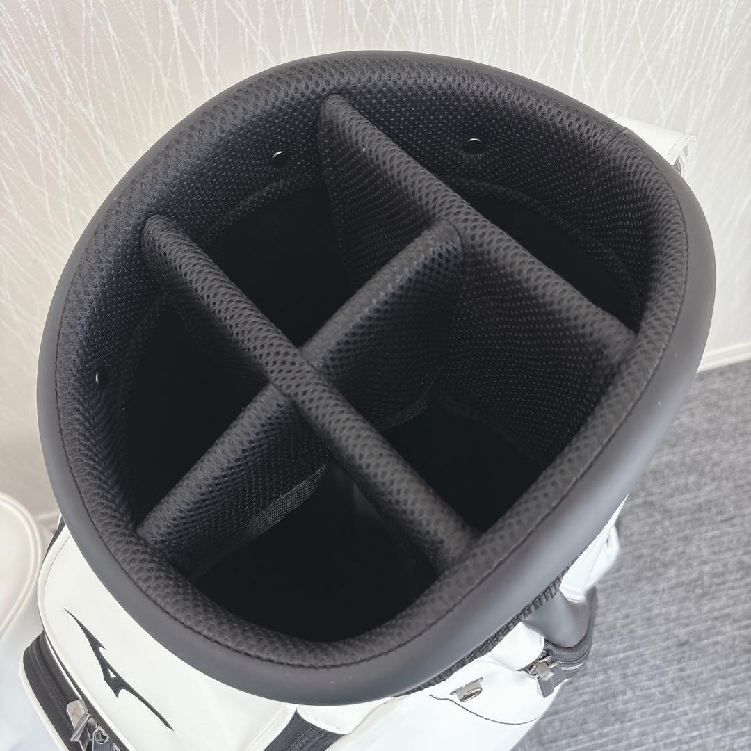 極美品❗️MIZUNO/ JPXアスリート 合成革製 迫力の9型キャディバッグ