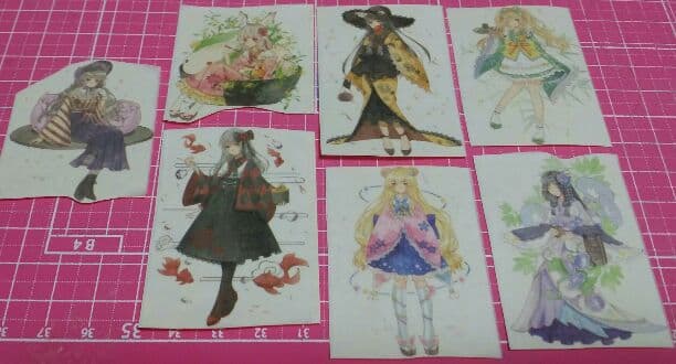 150.人物マステ1ループ切り売り140円