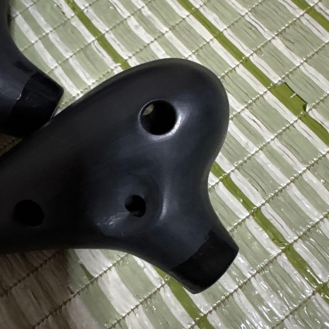 CANTARE 4C 3F オカリナ 黒 ケース付き　カンターレ 楽器　笛