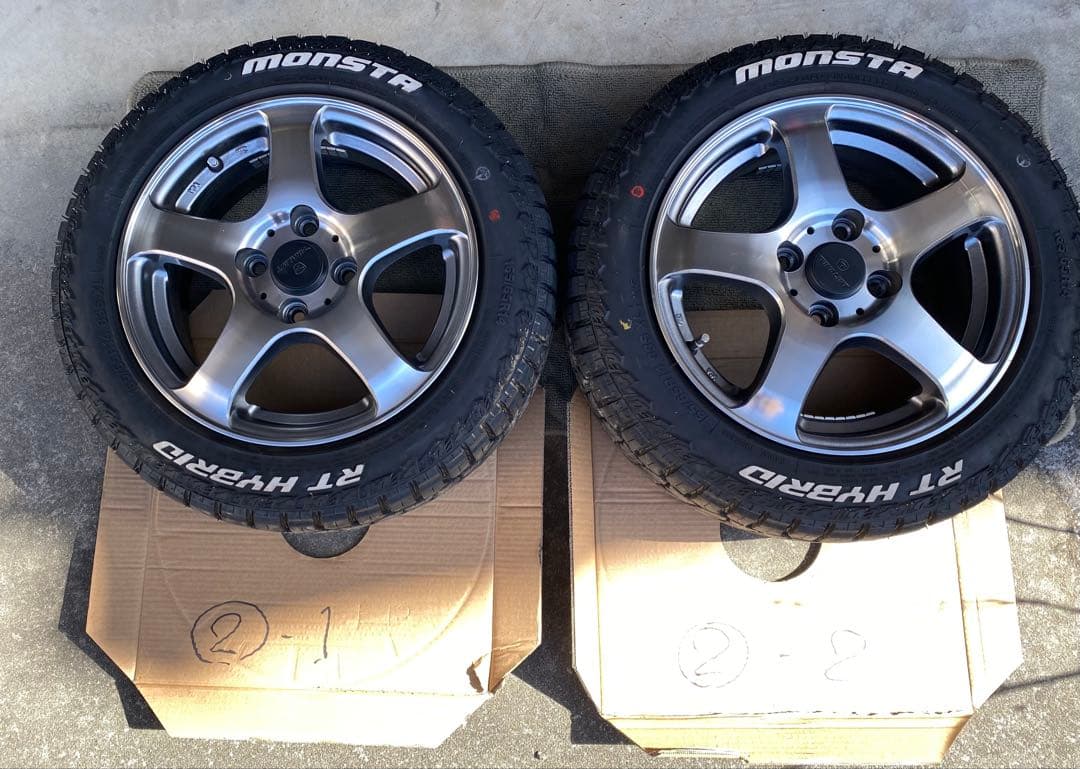 MONSTA 165/65R14 タイヤ・ホイールセット② 2本セット