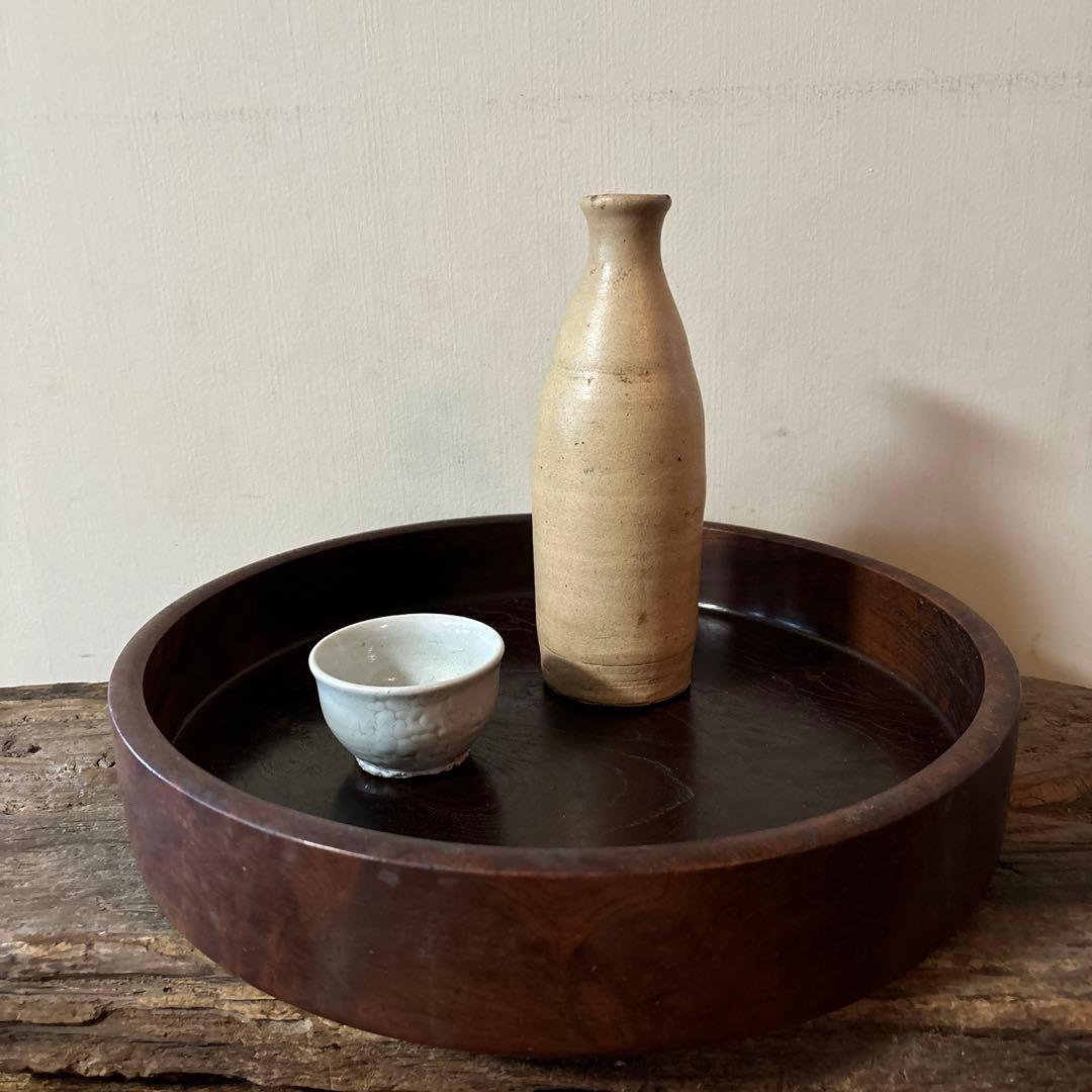 白丹波徳利　古美術　古道具　アンティーク　青山二郎　古陶磁　古民芸　酒器　李朝