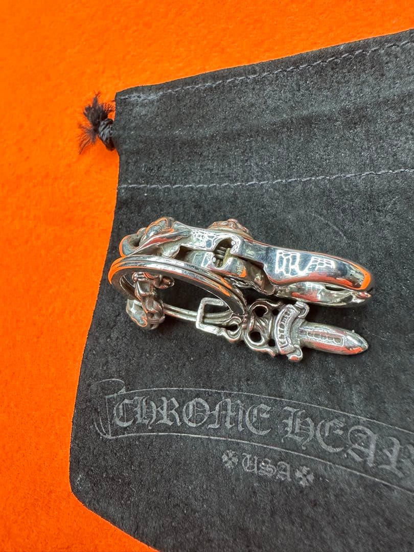 本物!!美品‼︎クロムハーツ　キーチェーン　ショート財布　ウォレット