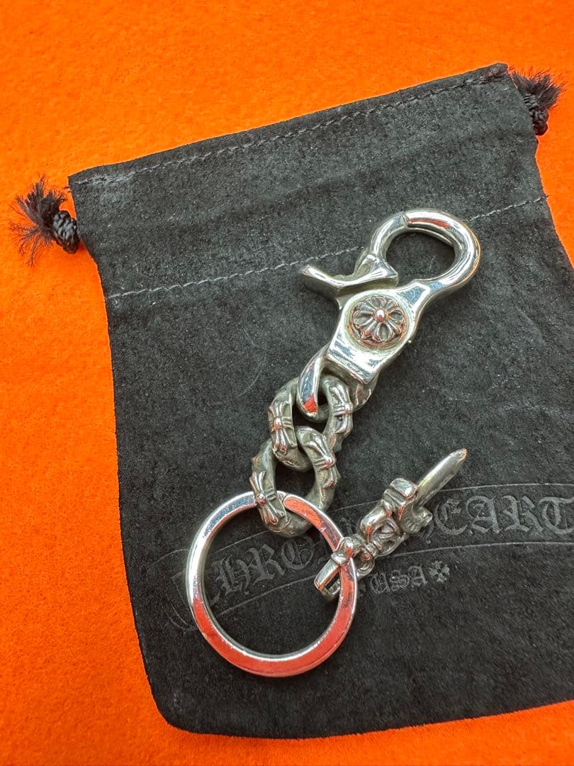 本物!!美品‼︎クロムハーツ　キーチェーン　ショート財布　ウォレット