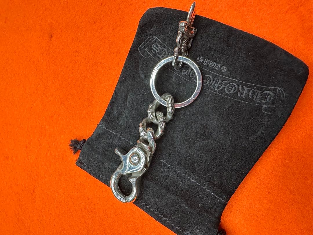 本物!!美品‼︎クロムハーツ　キーチェーン　ショート財布　ウォレット