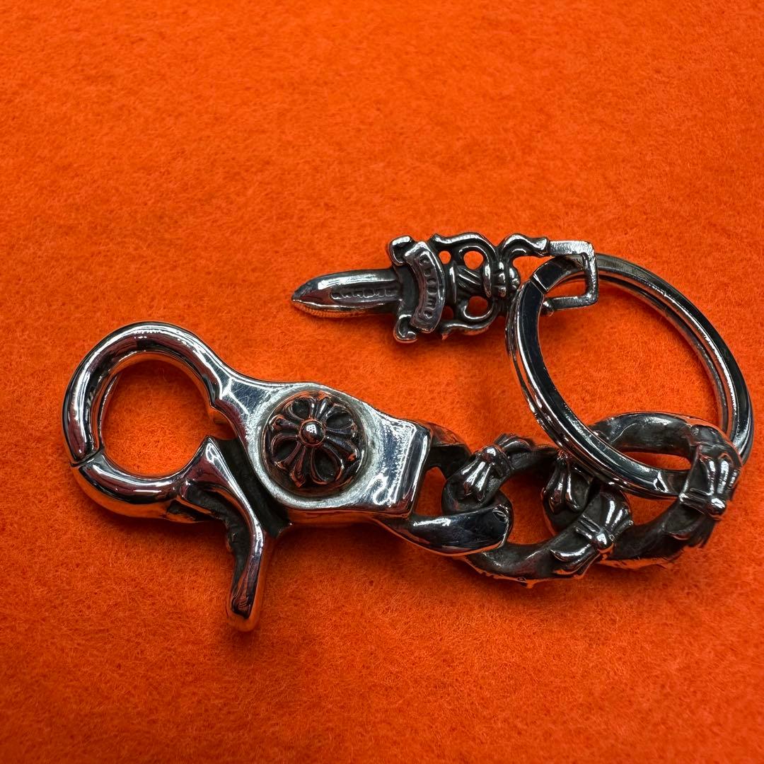 本物!!美品‼︎クロムハーツ　キーチェーン　ショート財布　ウォレット