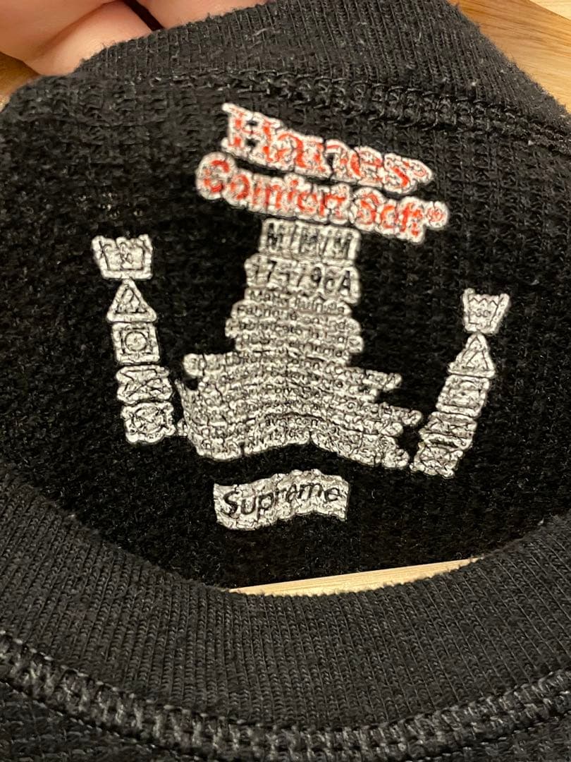 トップス [M]Supreme x Hanes Bones Thermal Crew