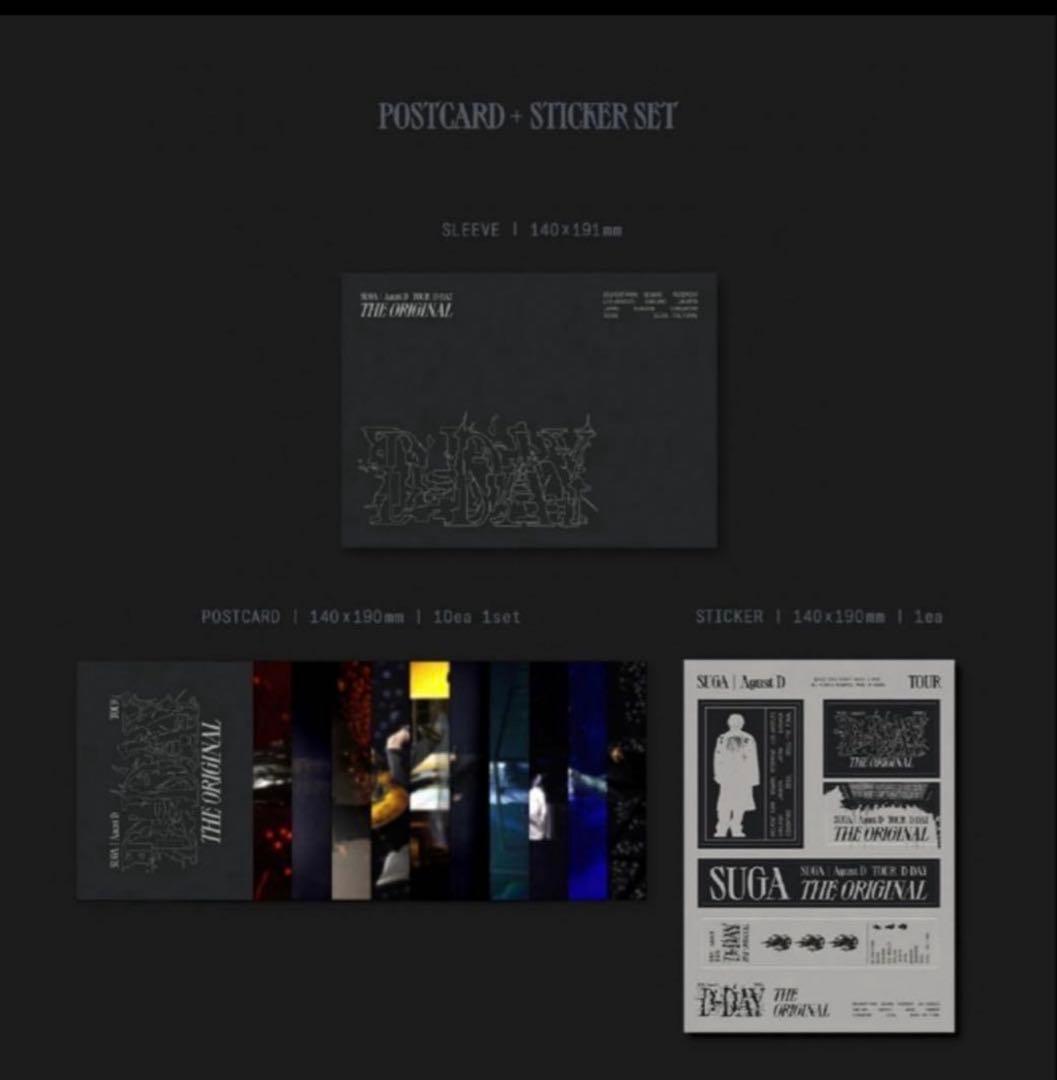 BTS SUGA TOUR 'D-DAY' The Original 未開封