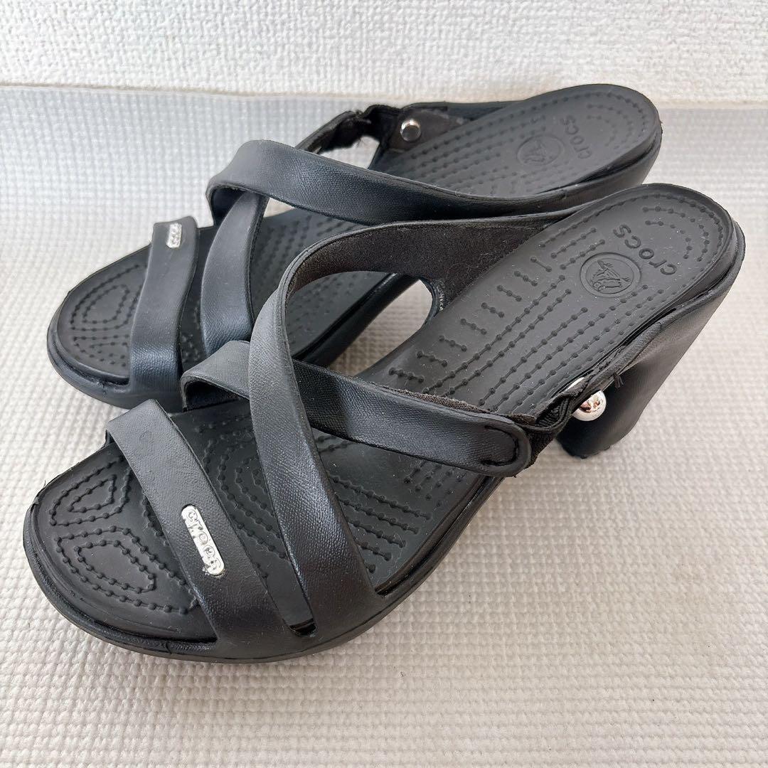 【美品】廃盤品！クロックス サイプラス W6 ブラック