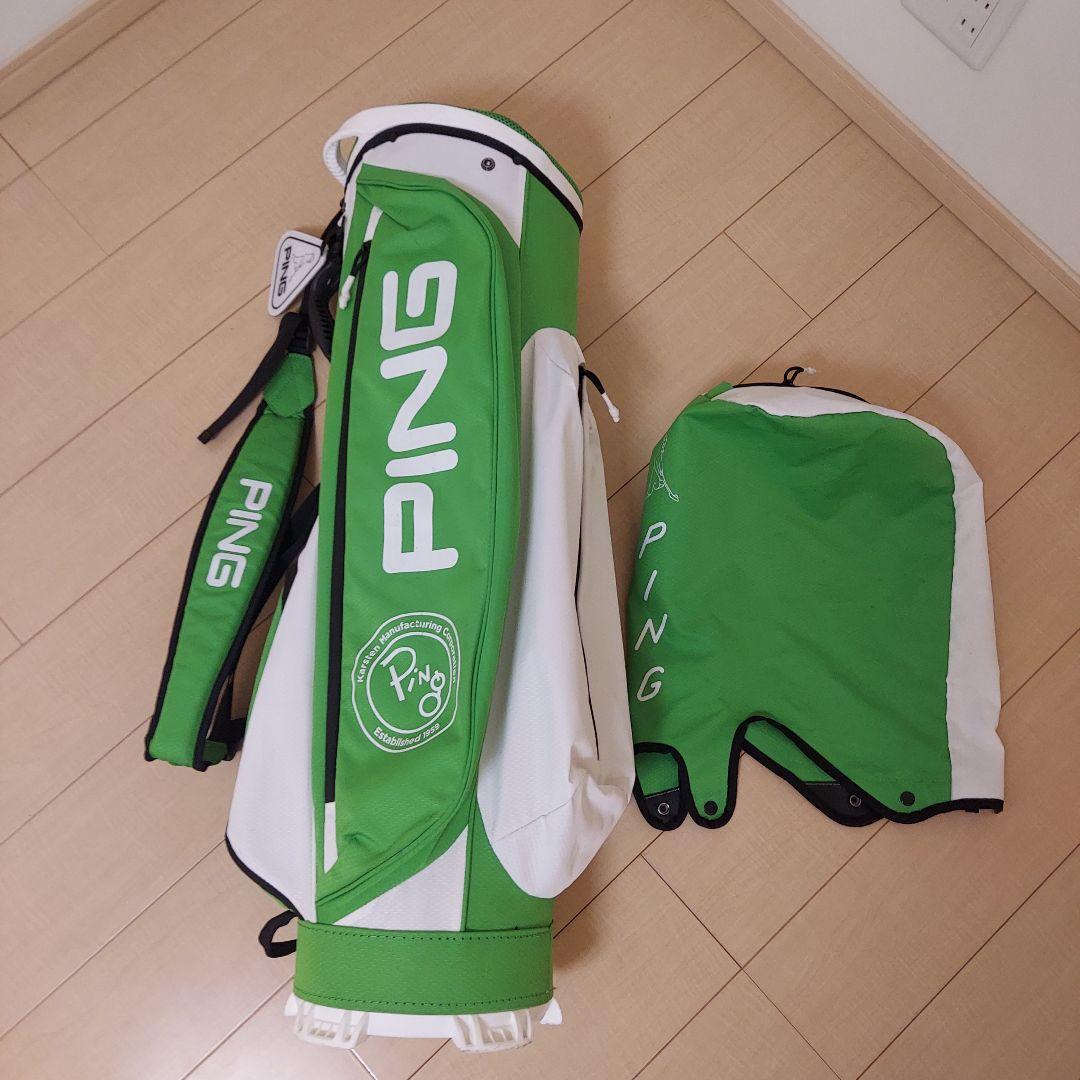 PING ピン キャディバッグ 軽量 グリーン/ホワイト ★美品