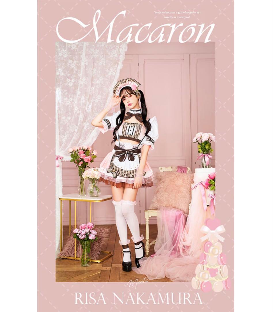 Malymoon ピンクマカロンメイド服 12点セット