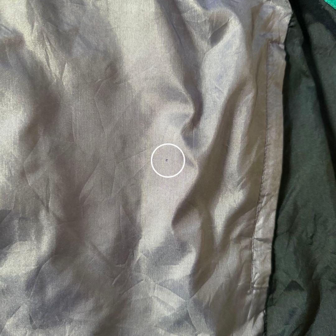 希少80sアディダスナイロンジャケットトレフォイル刺繍ロゴ好配色Y2Kレトロ古着