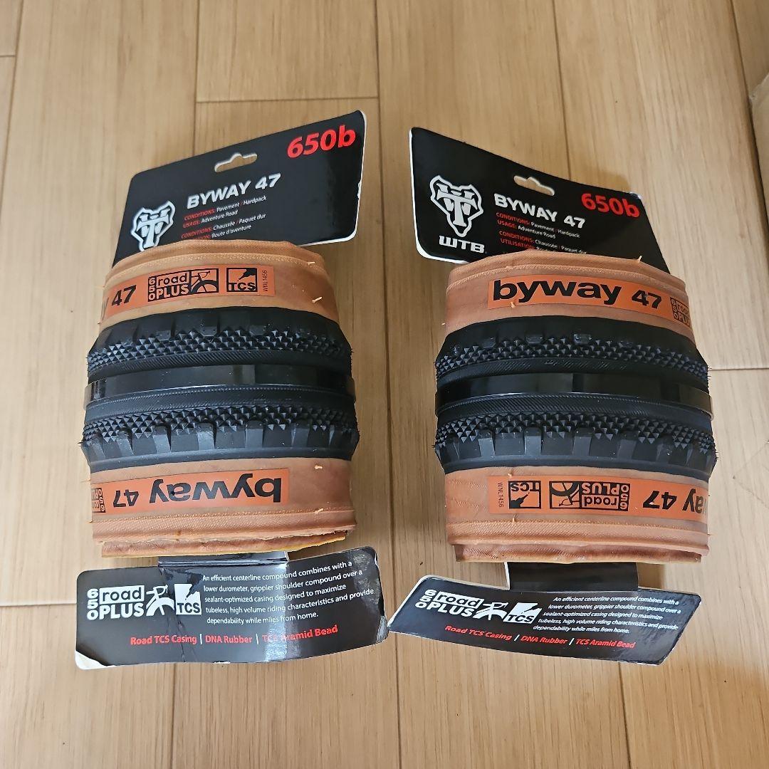 新品!! WTB BYWAY 650b×47 2本セット MTB