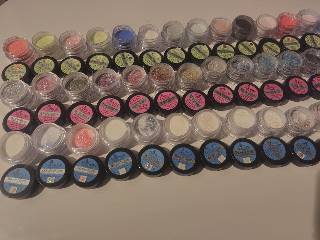 アクリルパウダー　EzFlow イージーフロウ　エンボス　3D　87個