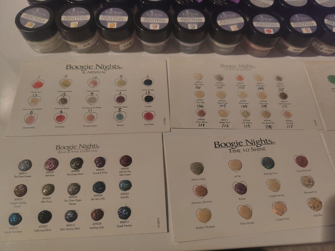 アクリルパウダー　EzFlow イージーフロウ　エンボス　3D　87個