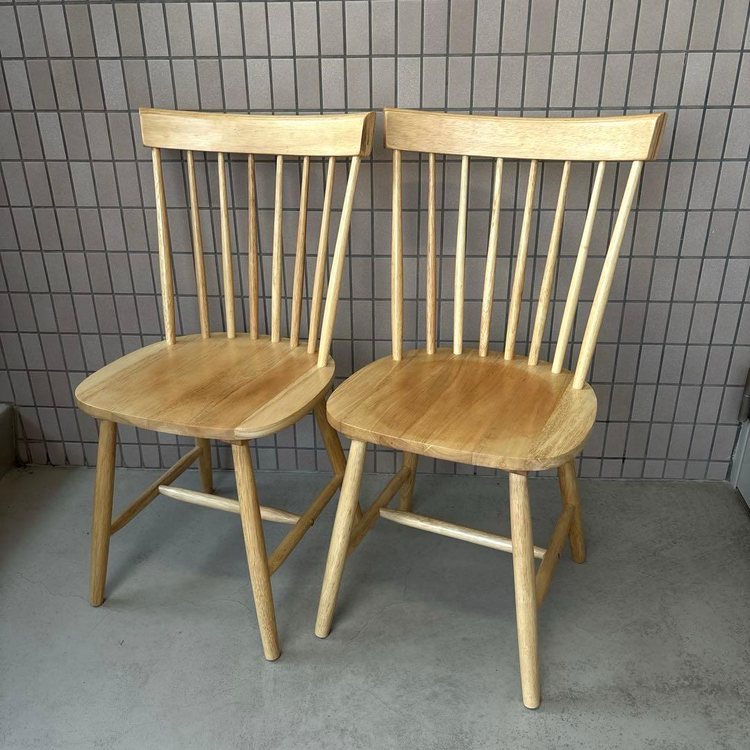 北欧◾️ウィンザーチェア　air-dining c01 NA 2脚