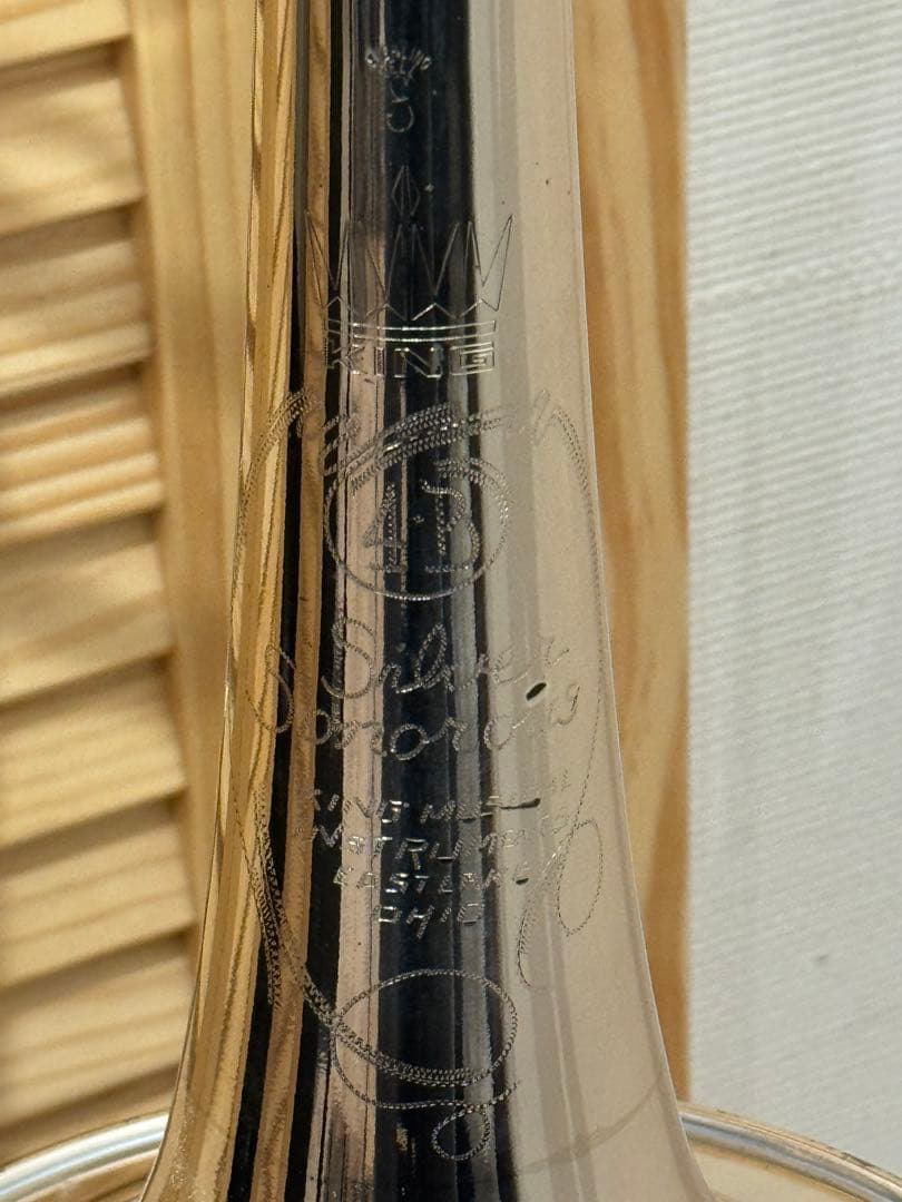 KING 4B テナートロンボーン太管　スターリングシルバー