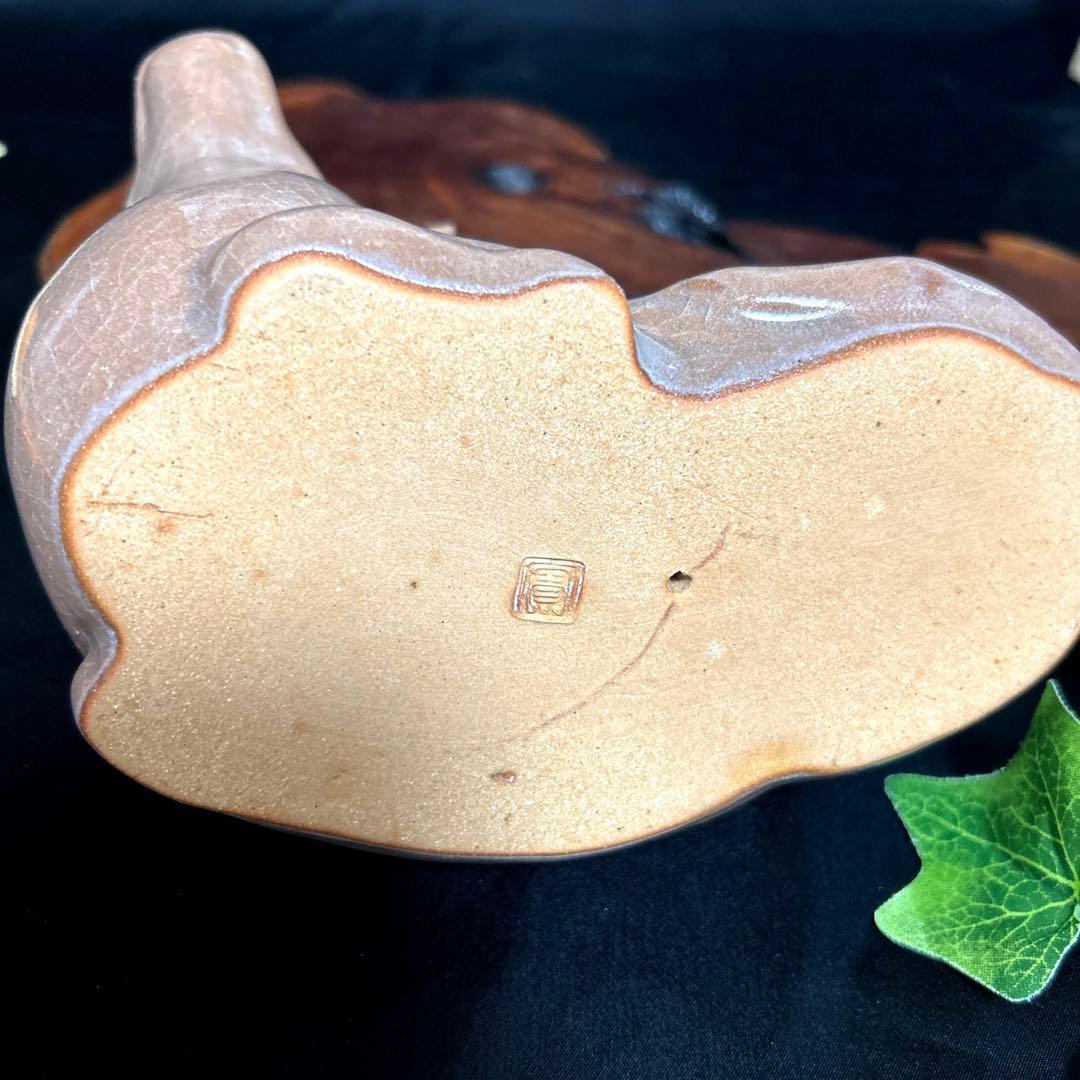 新品　骨董品　清水焼　京焼　西川實　深草窯　童牛　置物　インテリア　オブジェ