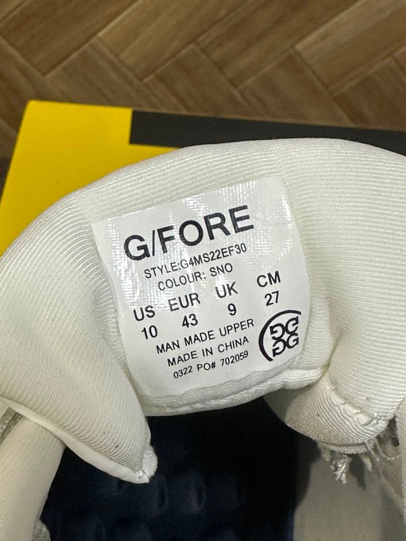 G/FOREメンズシューズMG4+ 迷彩ホワイト　27㎝