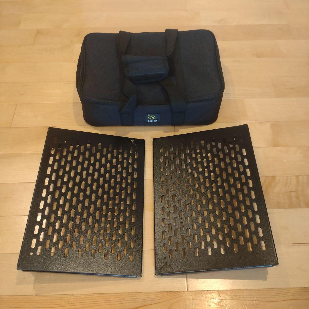 ブラックデザイン　アイアンプレート2個　ハレテーブル　日和