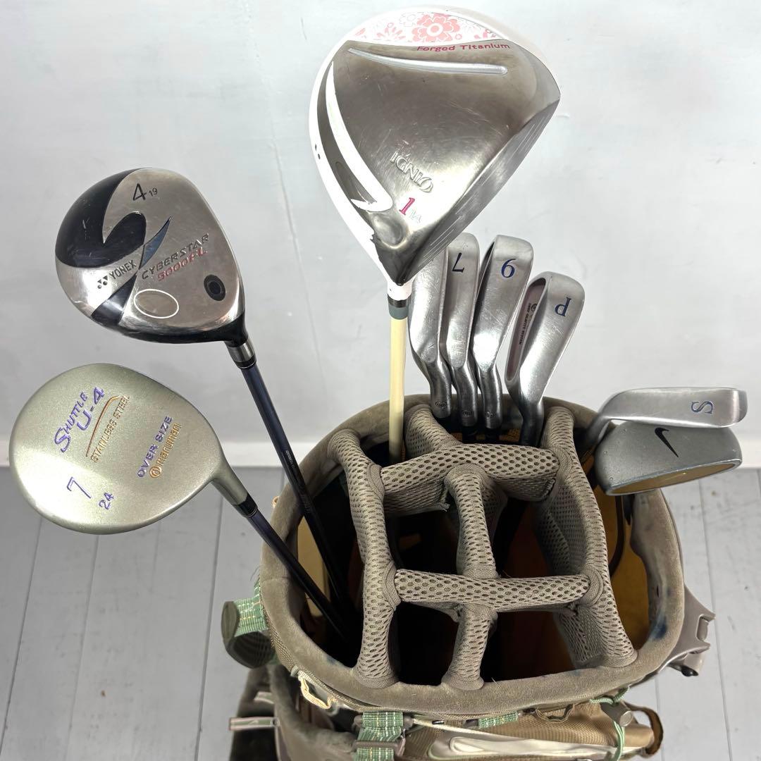 本格派 レディースゴルフクラブ 9本 NIKE お試しセット 初心者向け 豪華