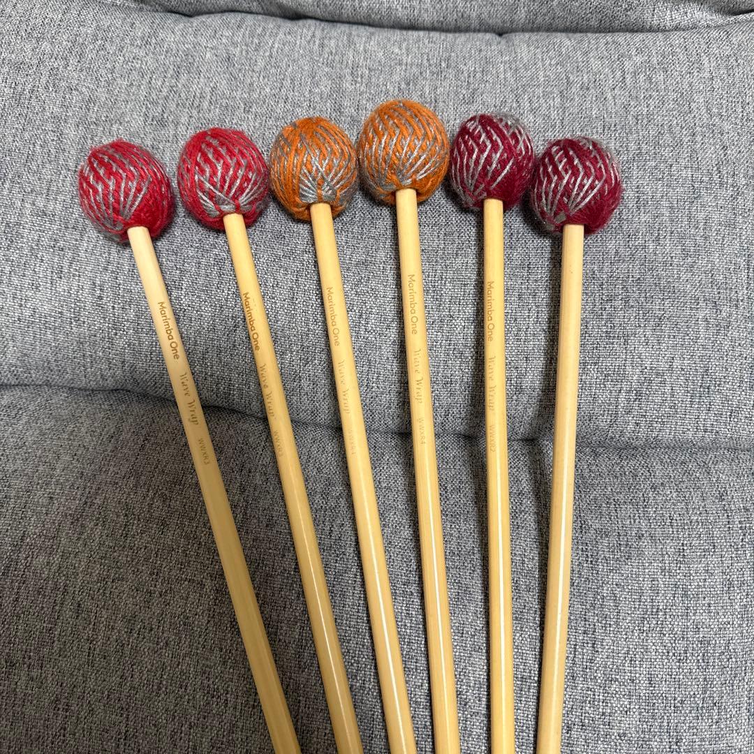 Marimba One Wave Wrap マレット 6本セット