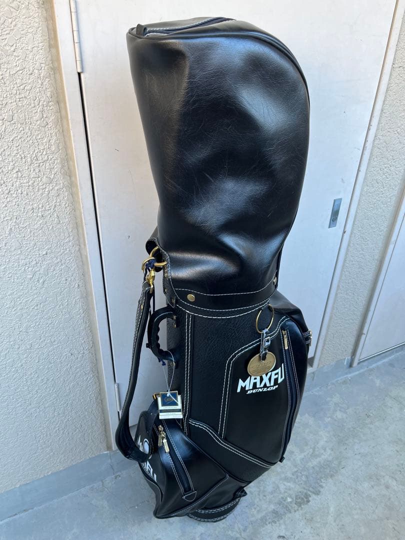 激レア！美品！DUNLOP MAXFLI キャデバッグ　合成皮革8.5型