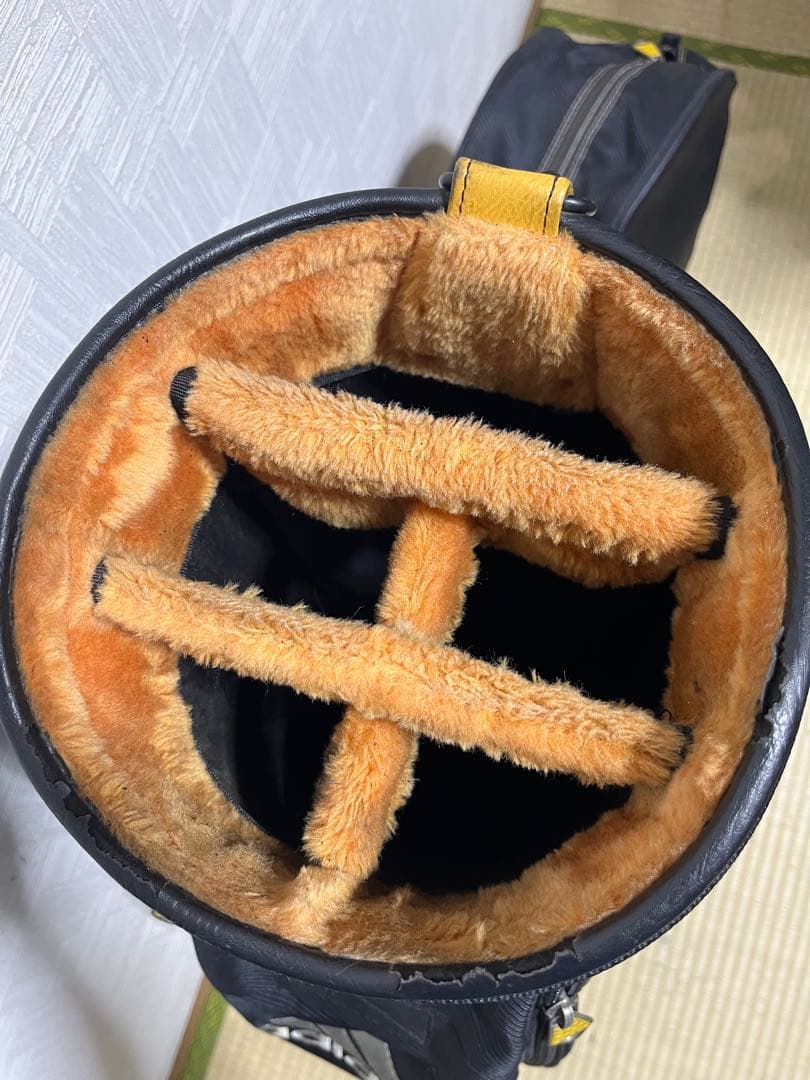 稀少品！adidas アディダス キャディーバック 9.5型　フードカバー付属