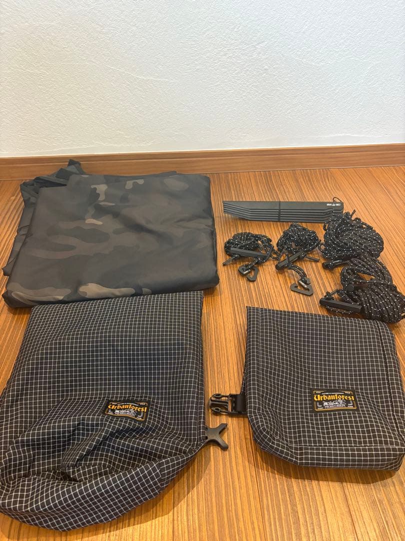 【URBAN FOREST】WINGBLACKMULTI CAM TARPセット