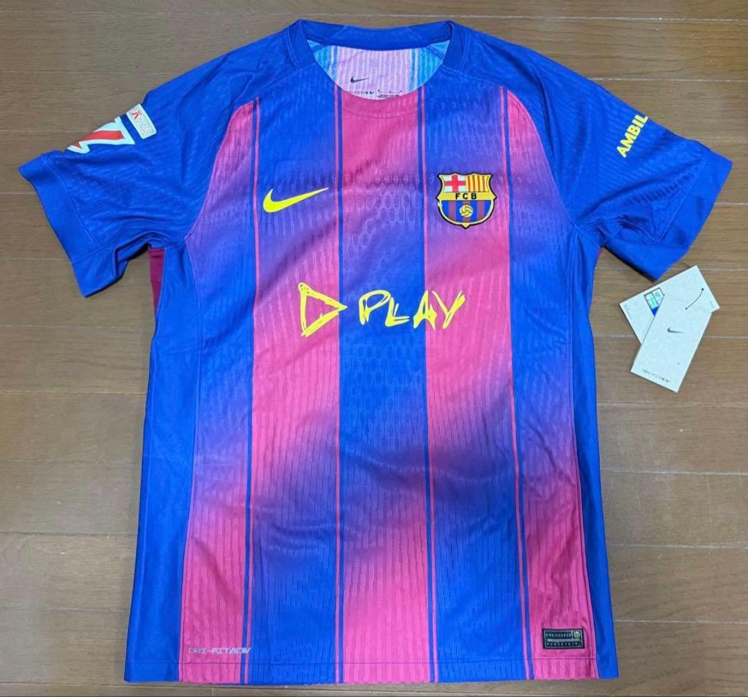 FCバルセロナ×エドシーラン オーセンティックユニフォーム　背番号8 ペドリ