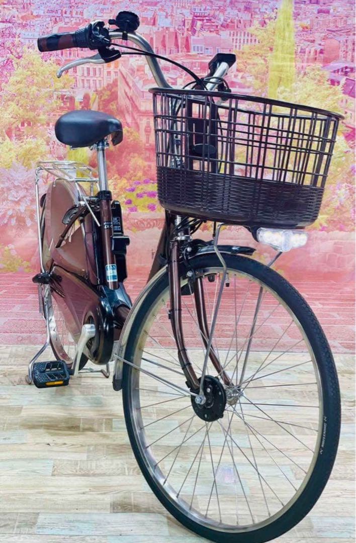 K2438 電動自転車パナソニック ママチャリ 24インチ 送料無料