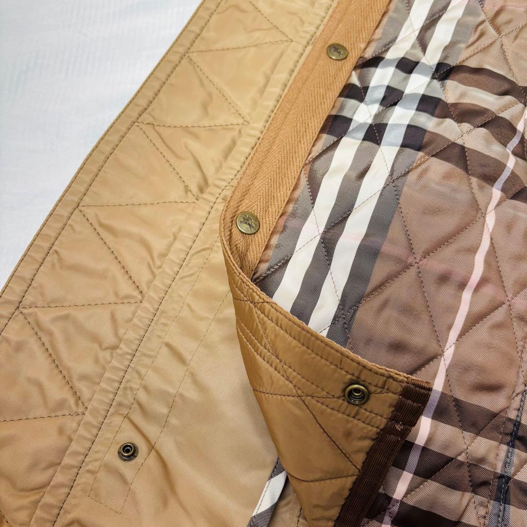 美品 BURBERRY BLUE LABEL モッズコート ノバチェック ロング