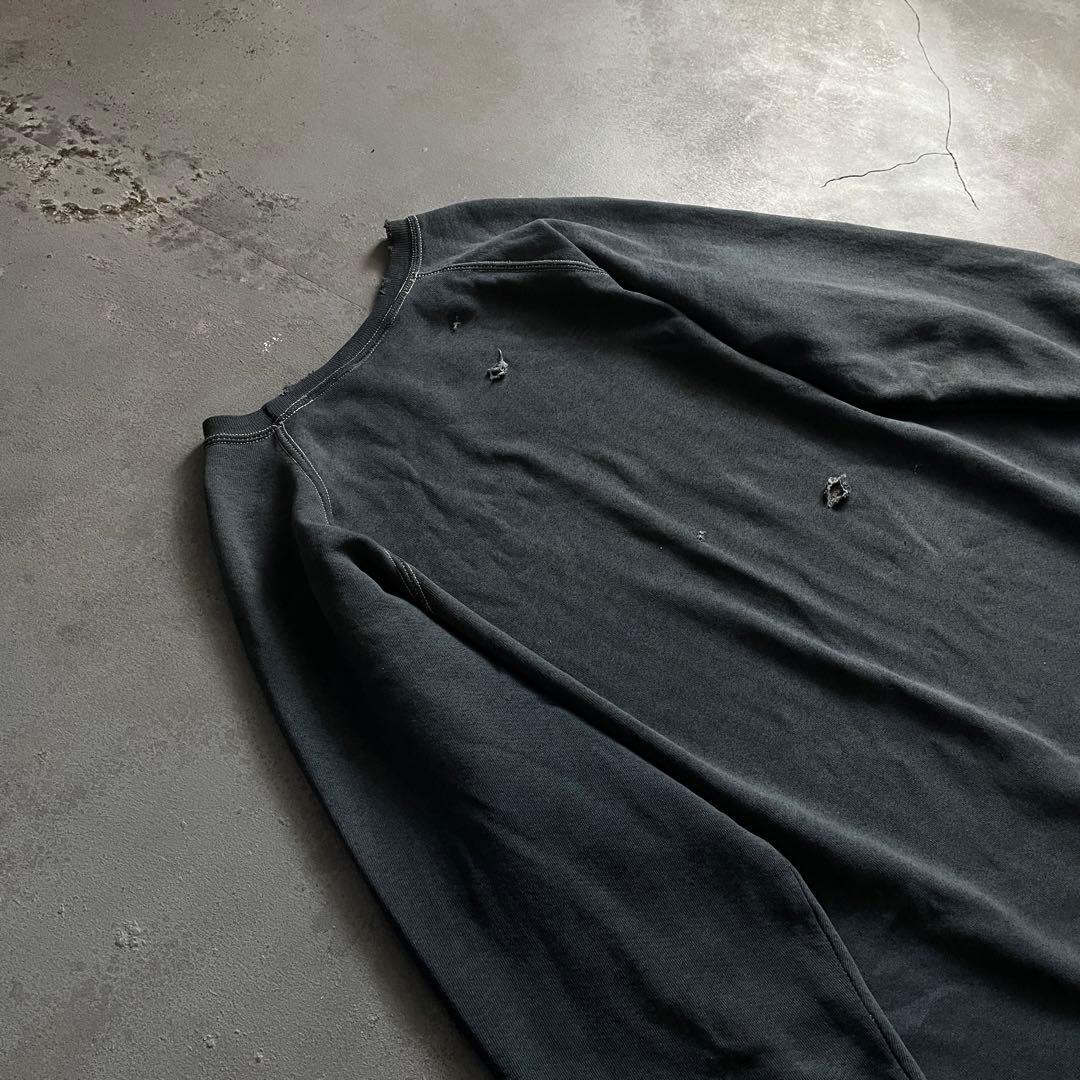 80s old“adidas”後染“ペンキ“grange boro sweat