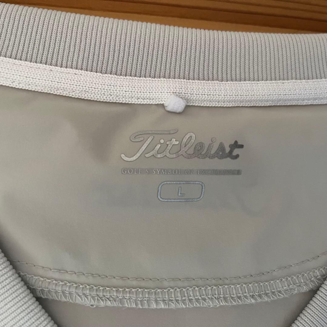 Titleist タイトリスト　Ｖネック　ライトプルオーバージャケット　L