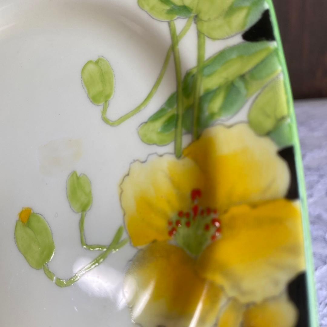 レア　フラワーハンドル　パラゴン　アイスランドポピー カップ　ソーサー　プレート