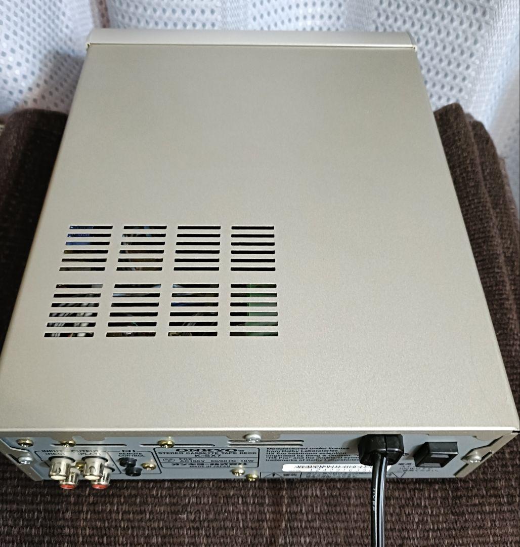 ONKYO K-SX7 カセットデッキ 整備済　完動品 各ケーブル テープ付