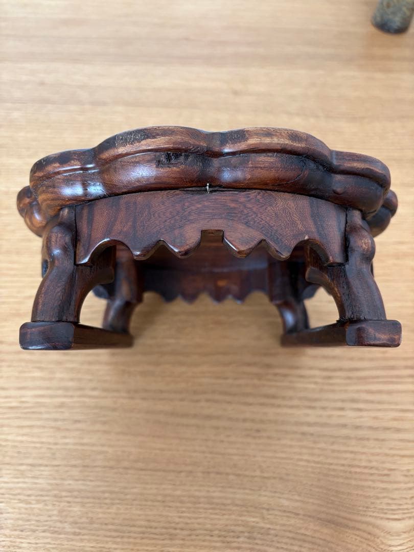 【残1点】韓国 アンティーク 骨董 李朝 ソバン お膳 花台 飾り台 ミニ 漆塗