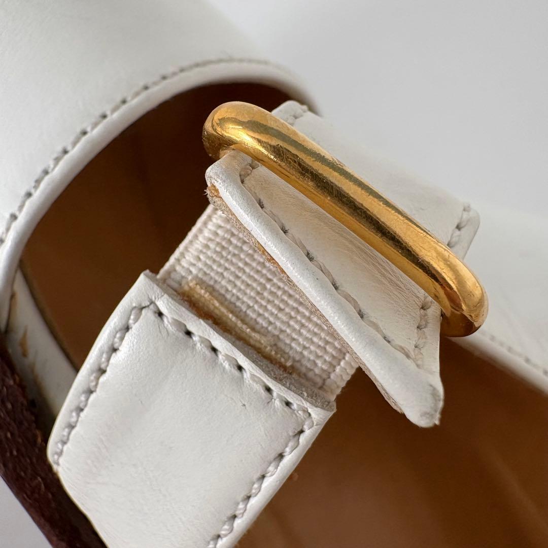 HERMES エルメス ストラップ サンダル 36 ハーフ