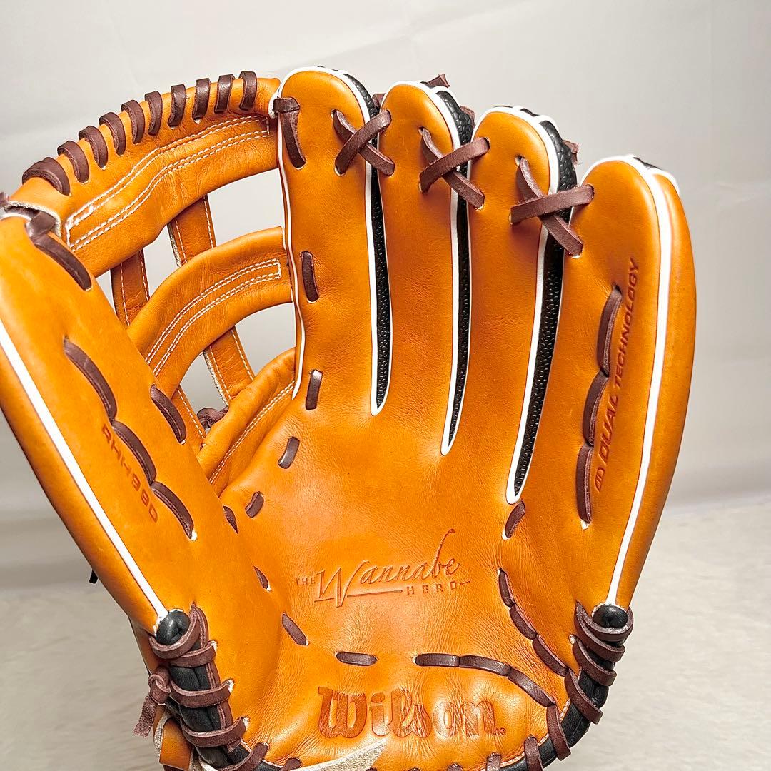 【極美品・未使用】Wilson ワナビーヒーロー RHH99D 軟式 外野用