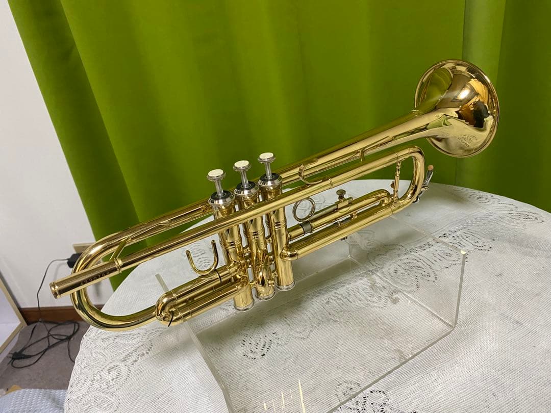 美品　メビウス100　ゴールド　トランペット 新品マウスピース付き