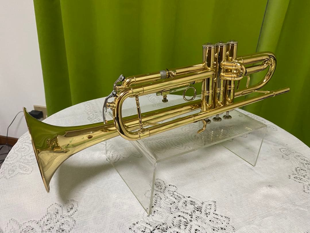 美品　メビウス100　ゴールド　トランペット 新品マウスピース付き