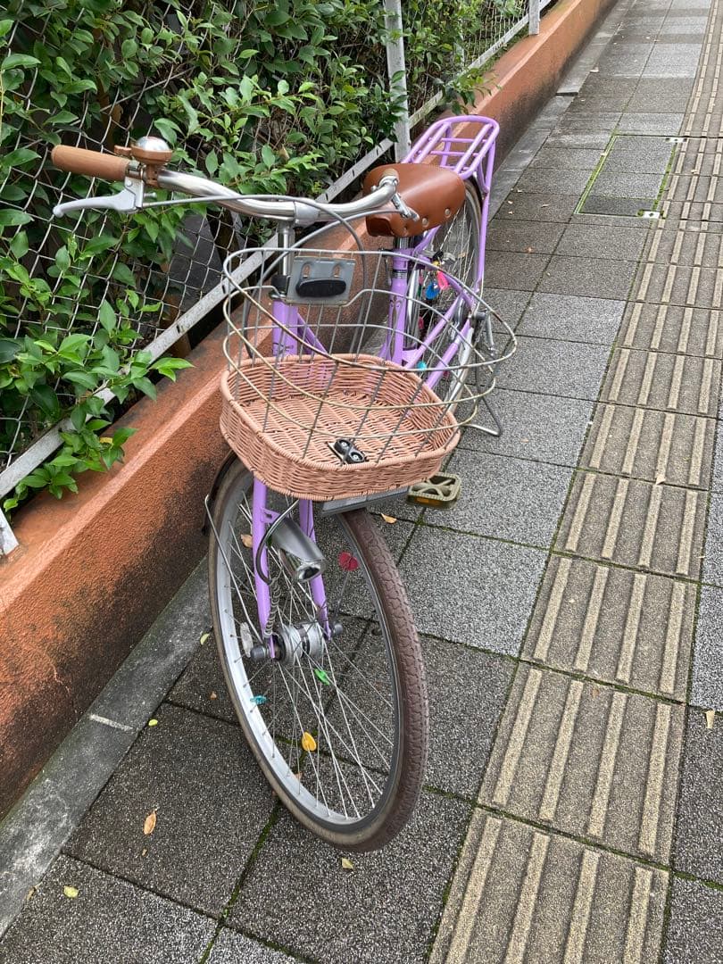 あさひ ASAHI フェリーク ジュニア 自転車24インチ パープル