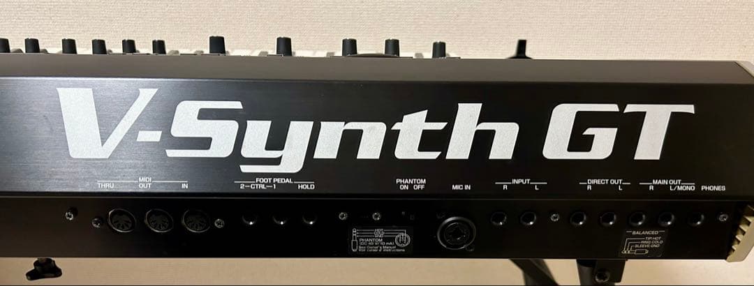 V-Synth GT Version2.0 61鍵シンセ、ボコーダー 超美品