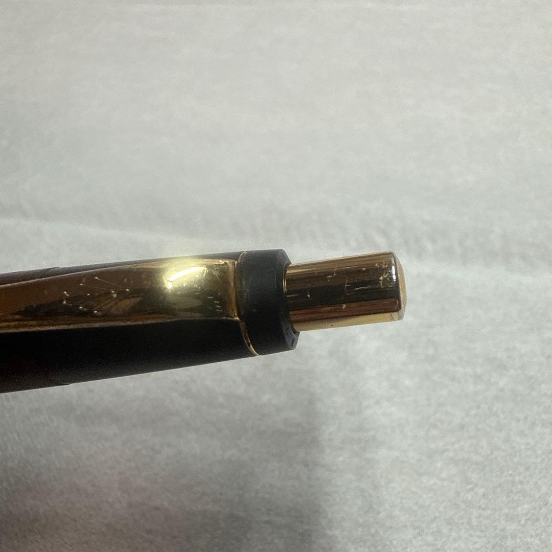 野原工芸　シタン　シャープペンシル　固定式先金付き　ゴールド