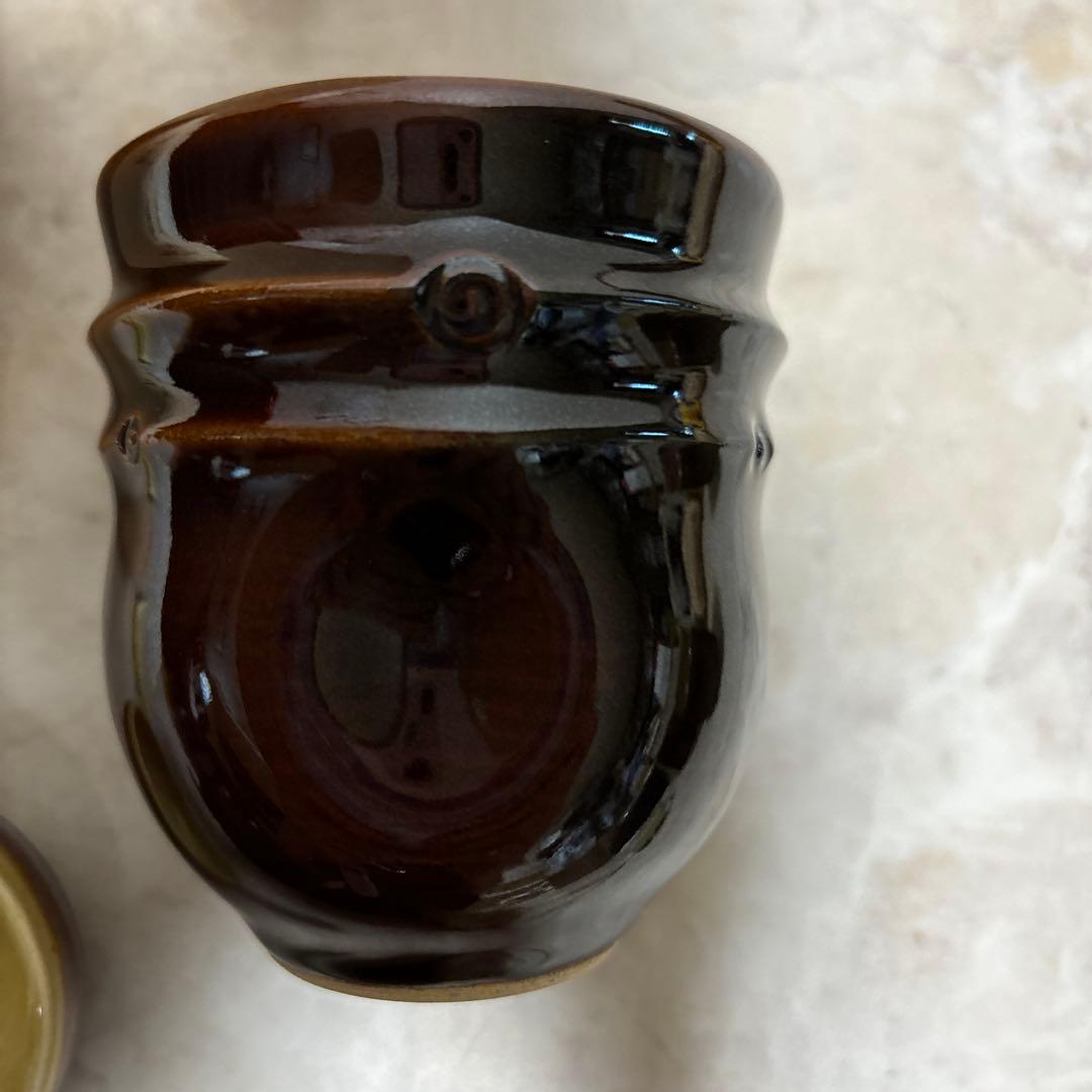 大樋年雄（大樋長左衛門）湯呑とお猪口