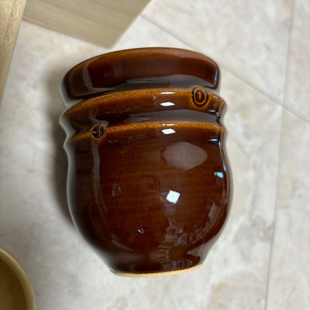 大樋年雄（大樋長左衛門）湯呑とお猪口