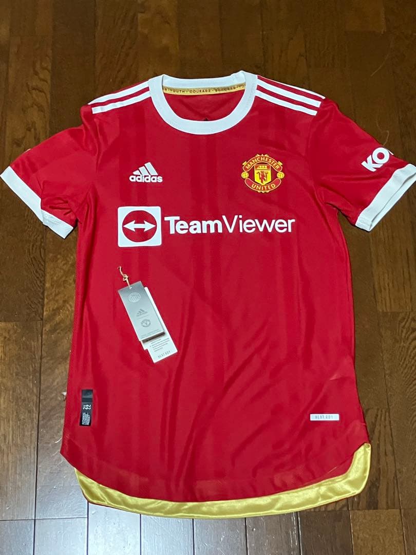 ロナウド　マンU オーセンティックユニ　CL仕様　Sサイズ