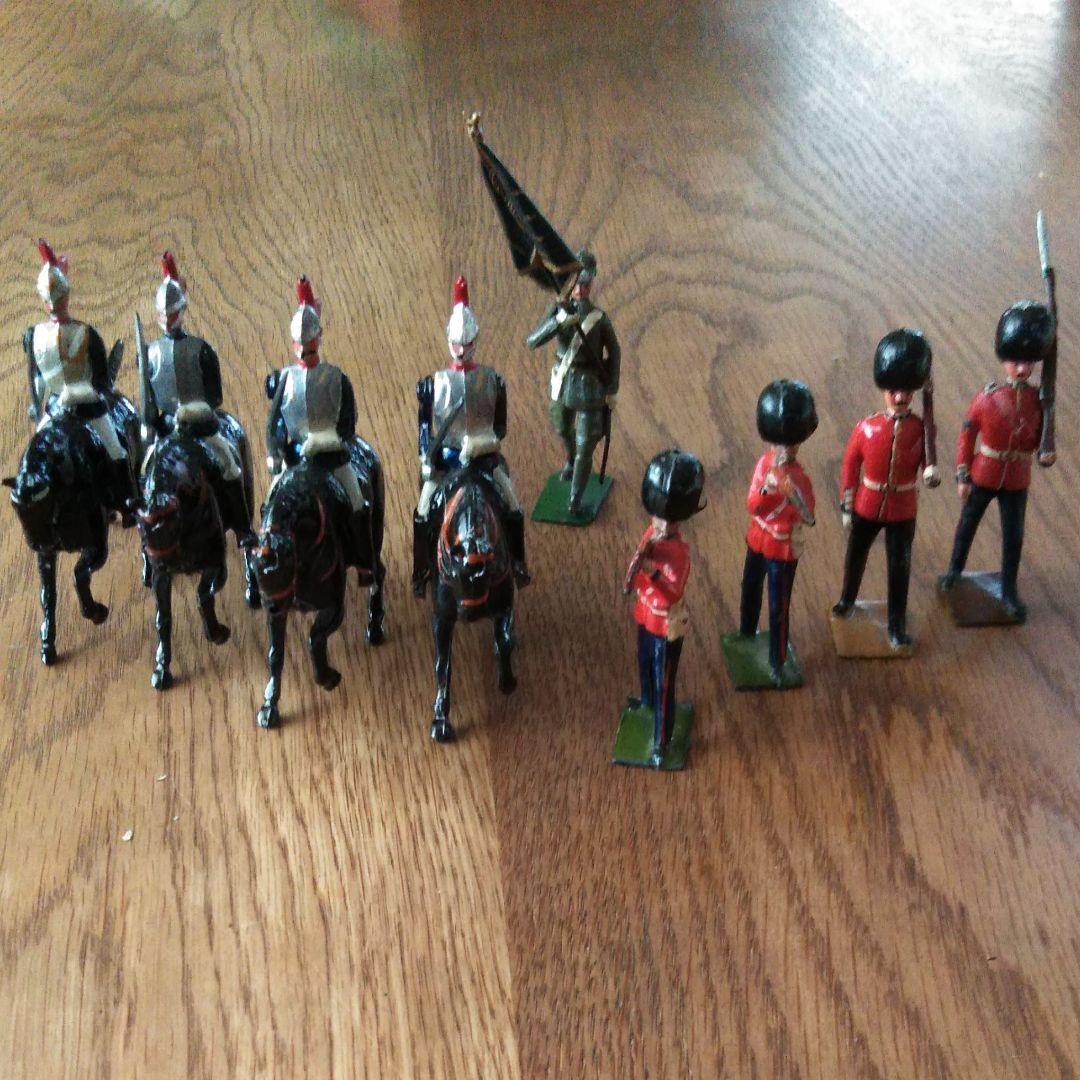 フィギュア　衛兵、騎馬兵9体