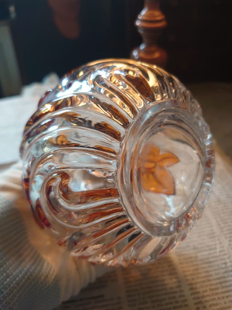 「売約済」1900s'アンティーク「Sant Louis 」デキャンタプレート付