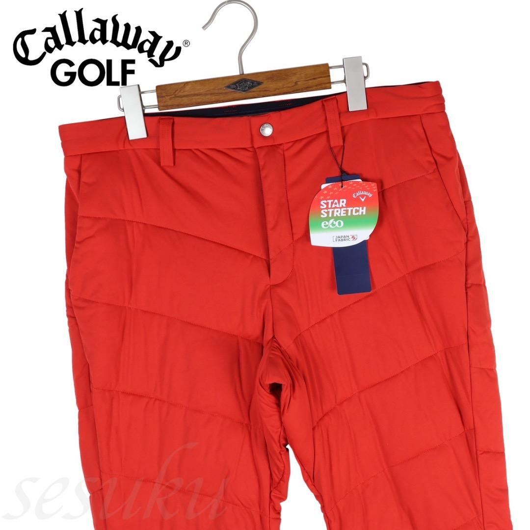 【LL】秋冬 キャロウェイ ゴルフ キルティングストレッチ 中綿パンツ