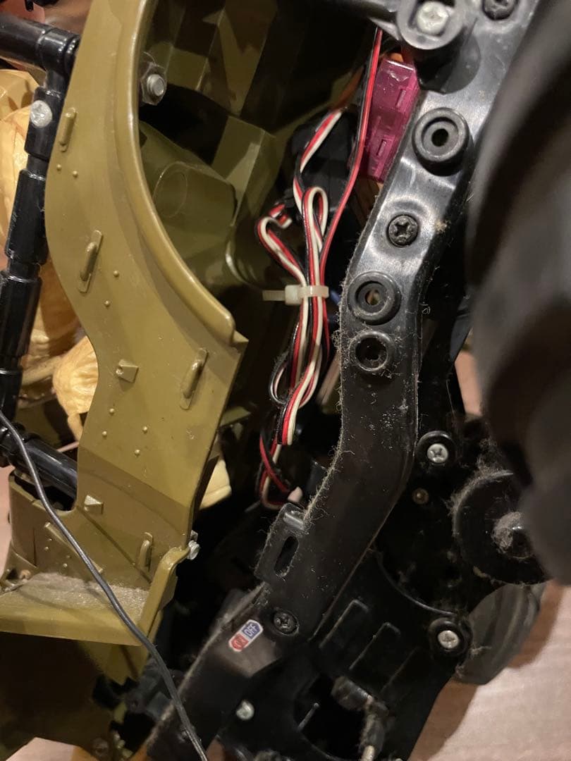 タミヤ？オフロードラジコンカー トリガー式リモコン付き　動作未確認